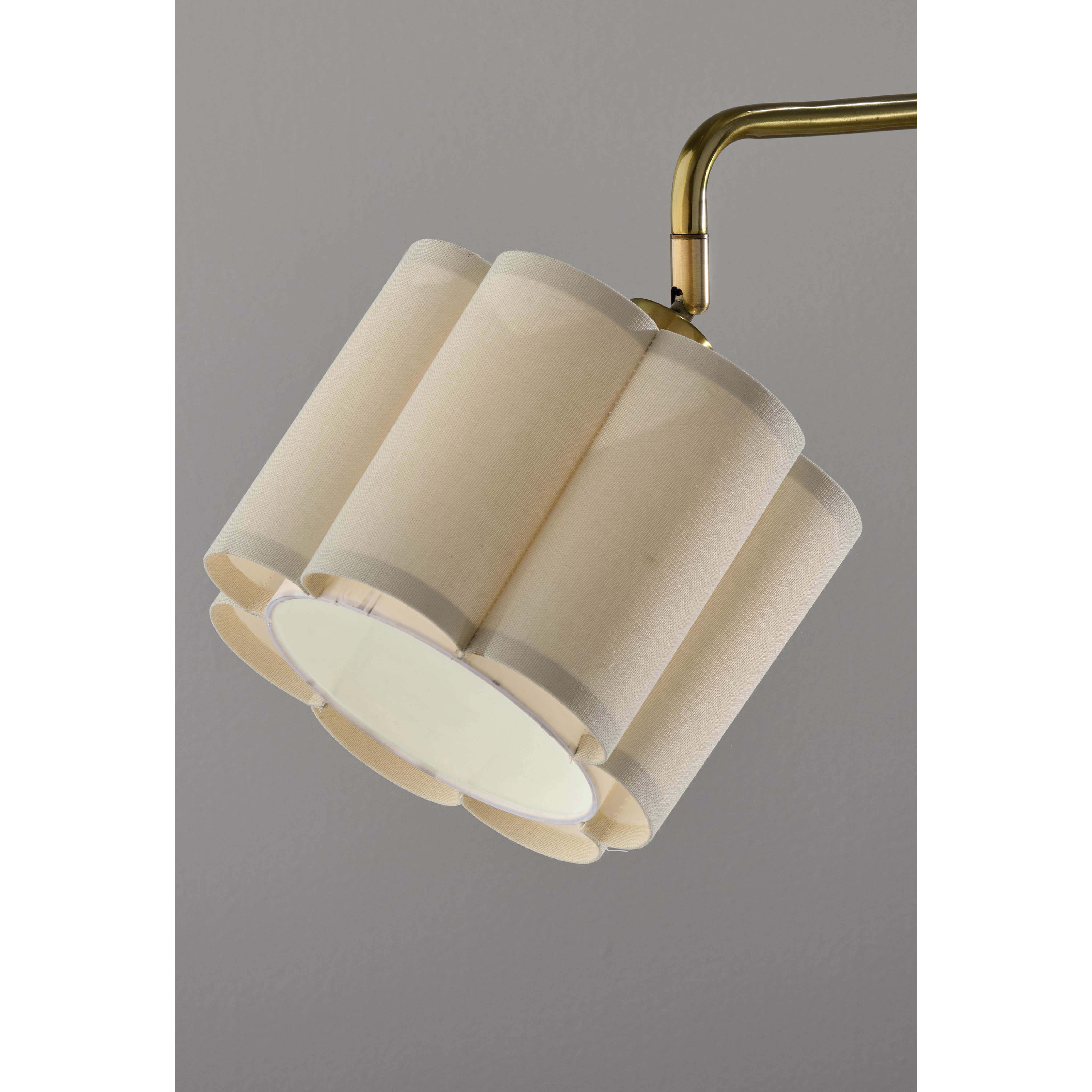 Dover 22.25 inch 60.00 watt Antique Brass Supercharger Desk Lamp Portable Light