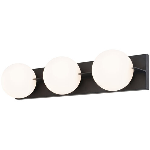 Parkview LED 24 inch Matte Black Bathroom Light Wall Light