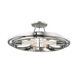 Chambers 6 Light 21 inch Polished Nickel Flush Mount Ceiling Light