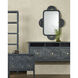 Santos 47.25 X 35.25 inch Vintage Navy Mirror
