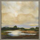 Waterside Green and Beige and Blue and Brown Canvas