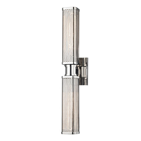 Gibbs 2 Light 4.5 inch Polished Nickel Wall Sconce Wall Light