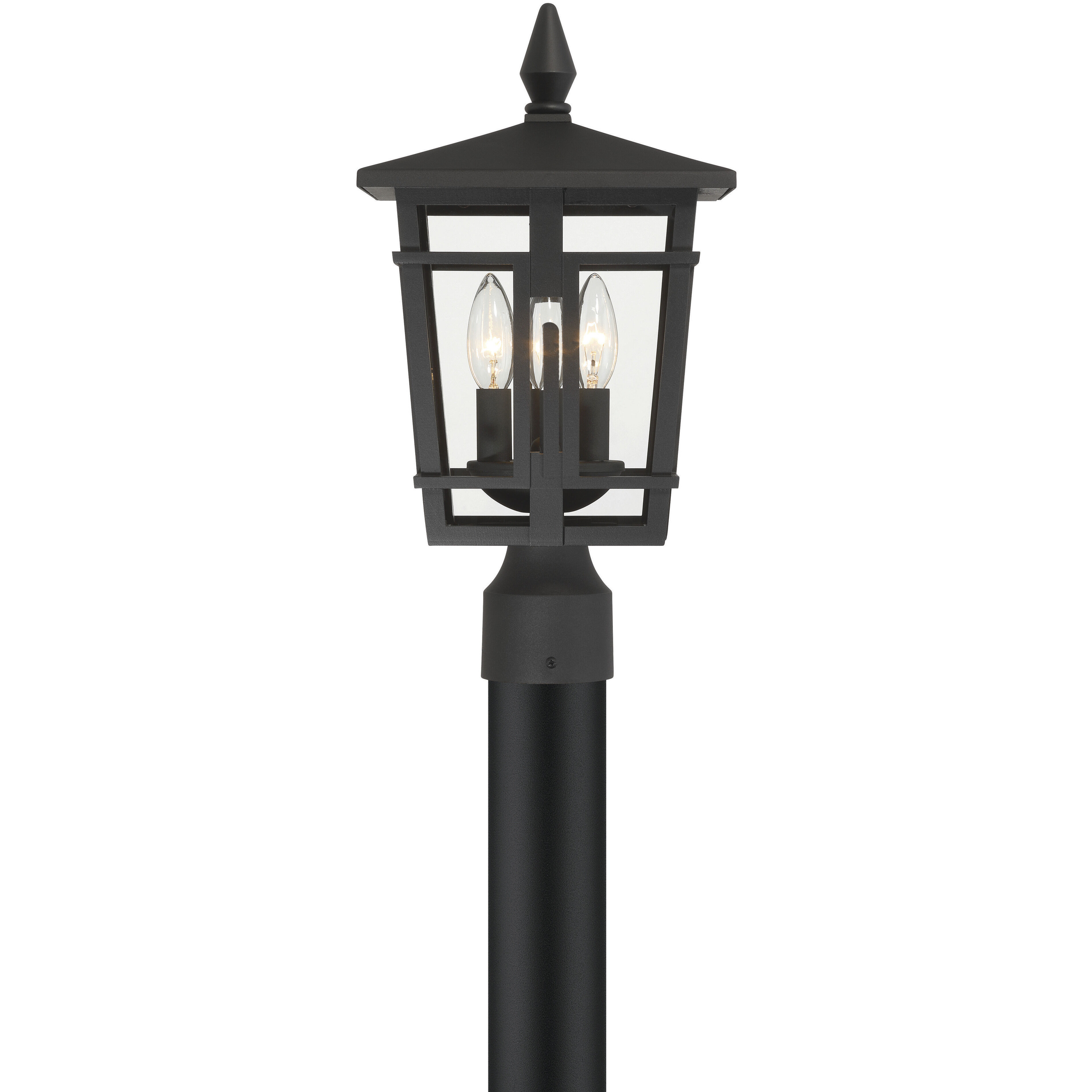 Fieldstone 3 Light 16.75 inch Sand Coal Outdoor Post Mount