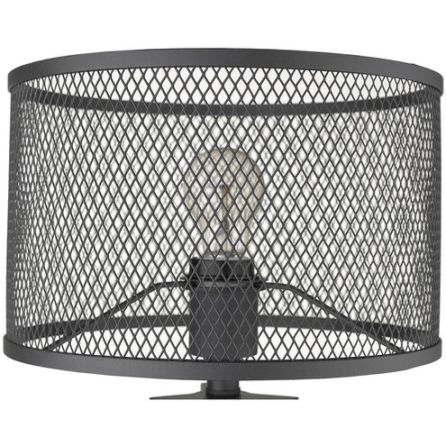 Capprice 20 inch 100.00 watt Matte Black Table Lamp Portable Light