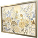 Garden Moment Yellow and Blue and Beige and Green Framed Art