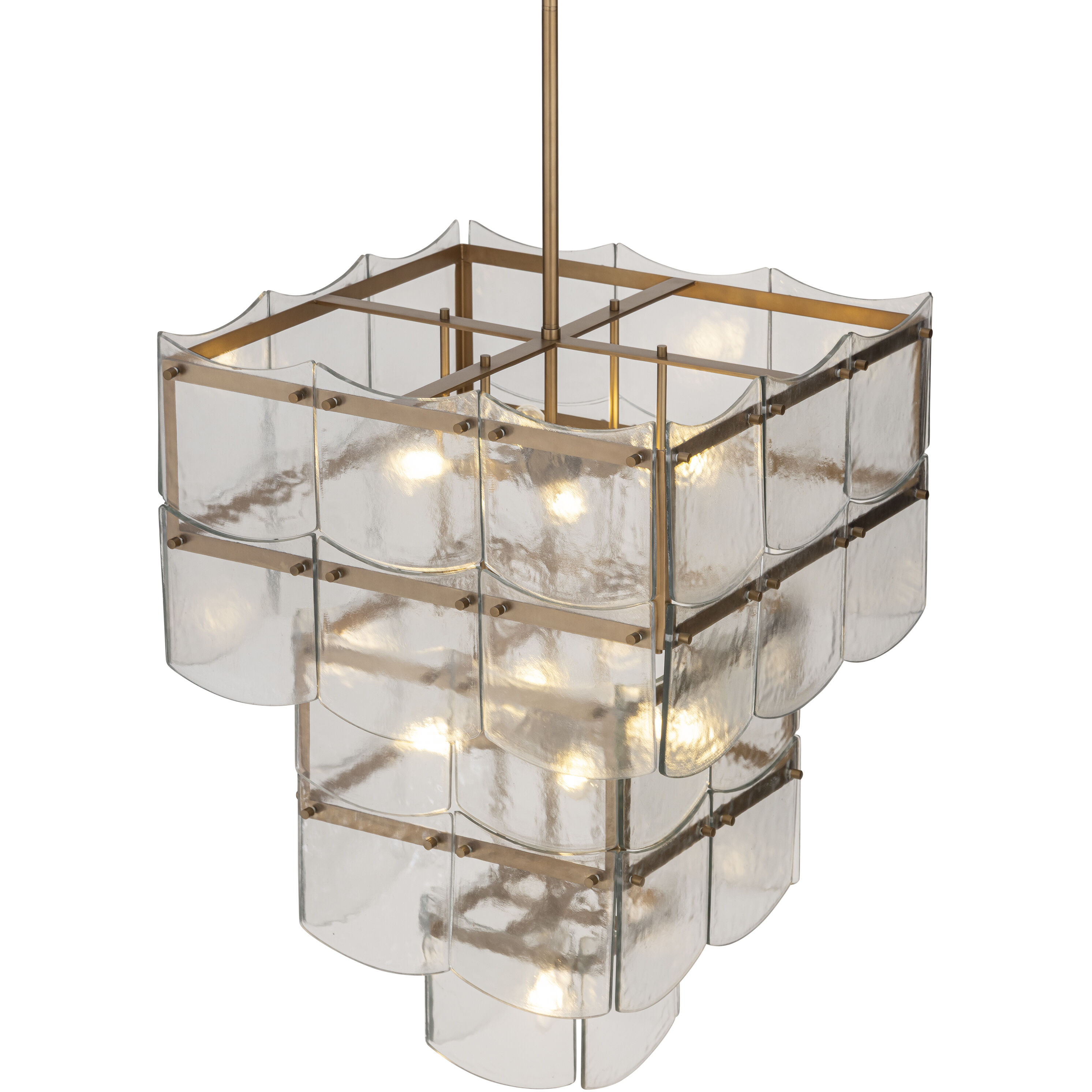 Kiori 9 Light 22.75 inch Legacy Brass Pendant Ceiling Light