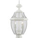 Monterey 2 Light 22 inch White Outdoor Post Top Lantern