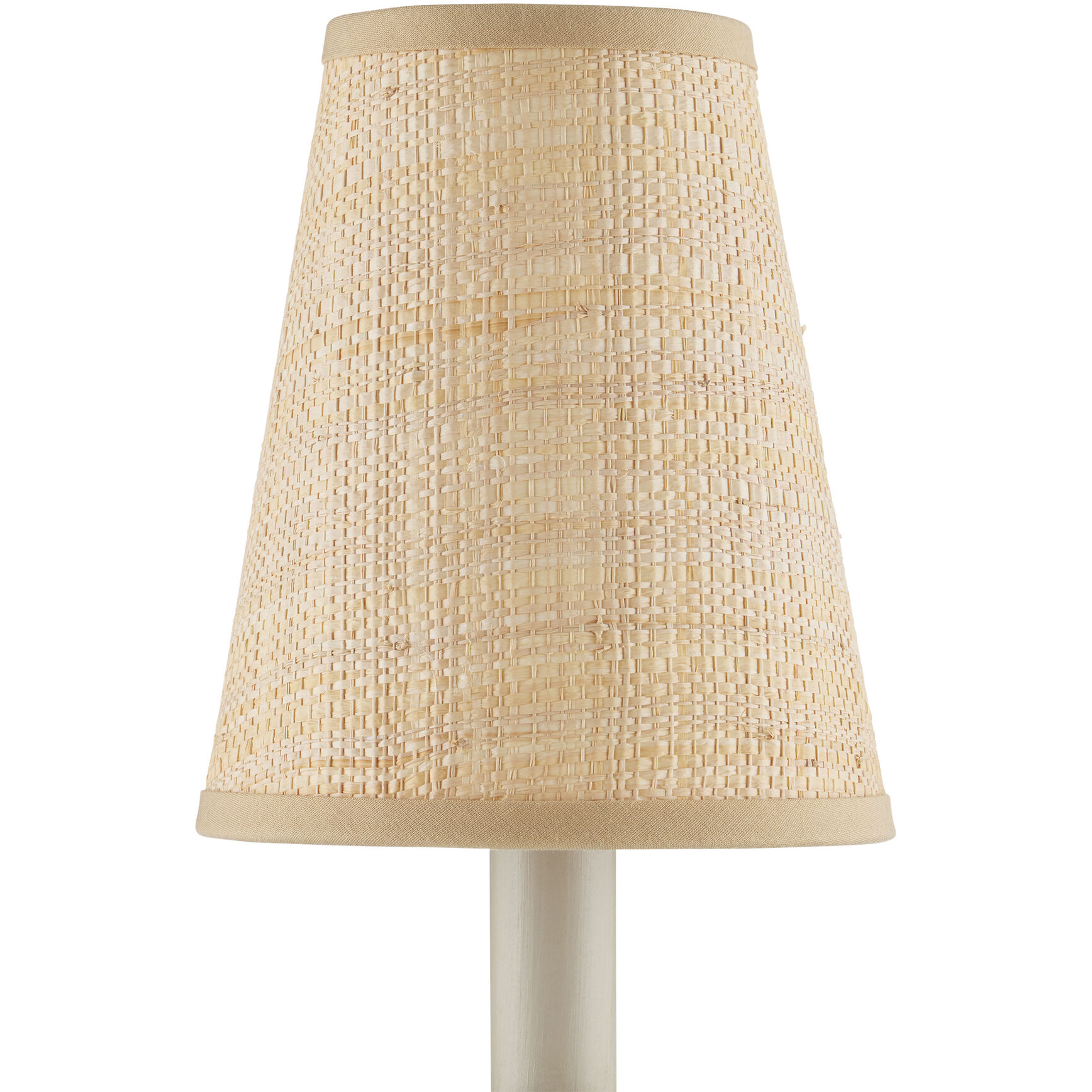 Grasscloth Natural Tapered Chandelier Shade