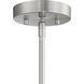 Collins 1 Light 5.13 inch Brushed Polished Nickel Mini Pendant Ceiling Light