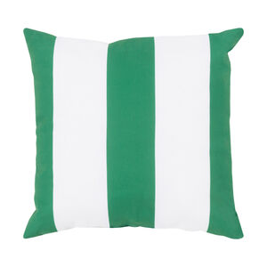 Binghamton 26 X 26 inch Grass Green and Ivory Outdoor Throw Pillow