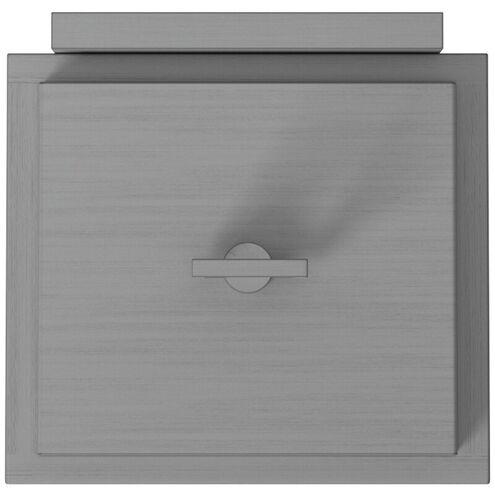 Coastal Elements Republic LED 16 inch Satin Nickel Outdoor Wall Mount Lantern, Estate Series