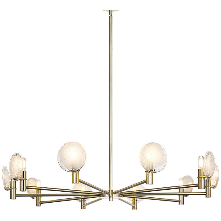 Cloudburst 10 Light Champagne Gold Pendant Ceiling Light