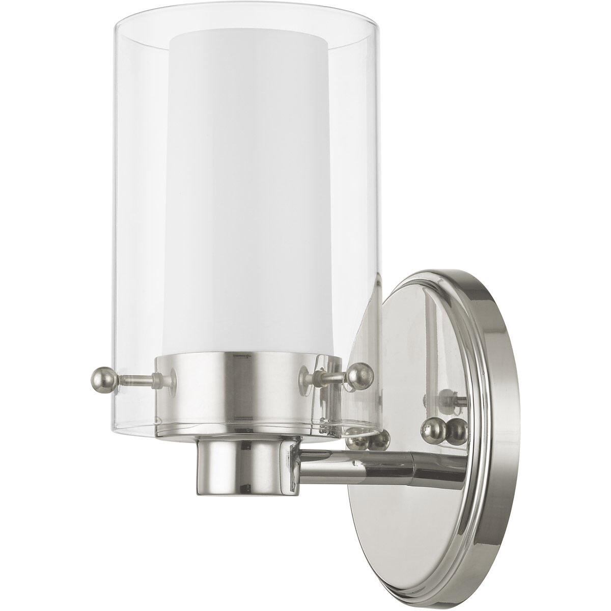 Manhattan 1 Light 5 inch Polished Chrome Bath Vanity Wall Light