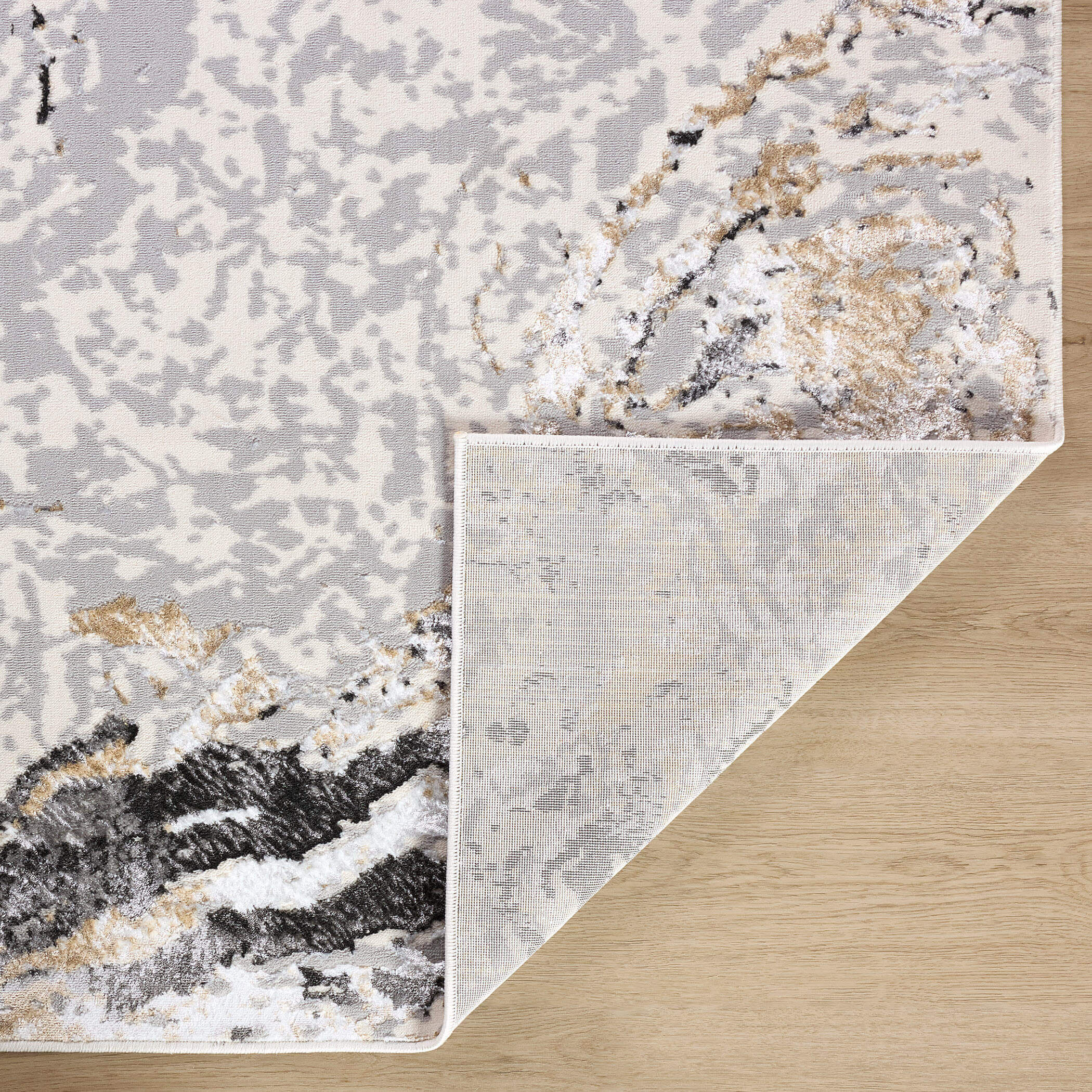 Fatima 36 X 24 inch Mineral Tones Rug in 2 x 3