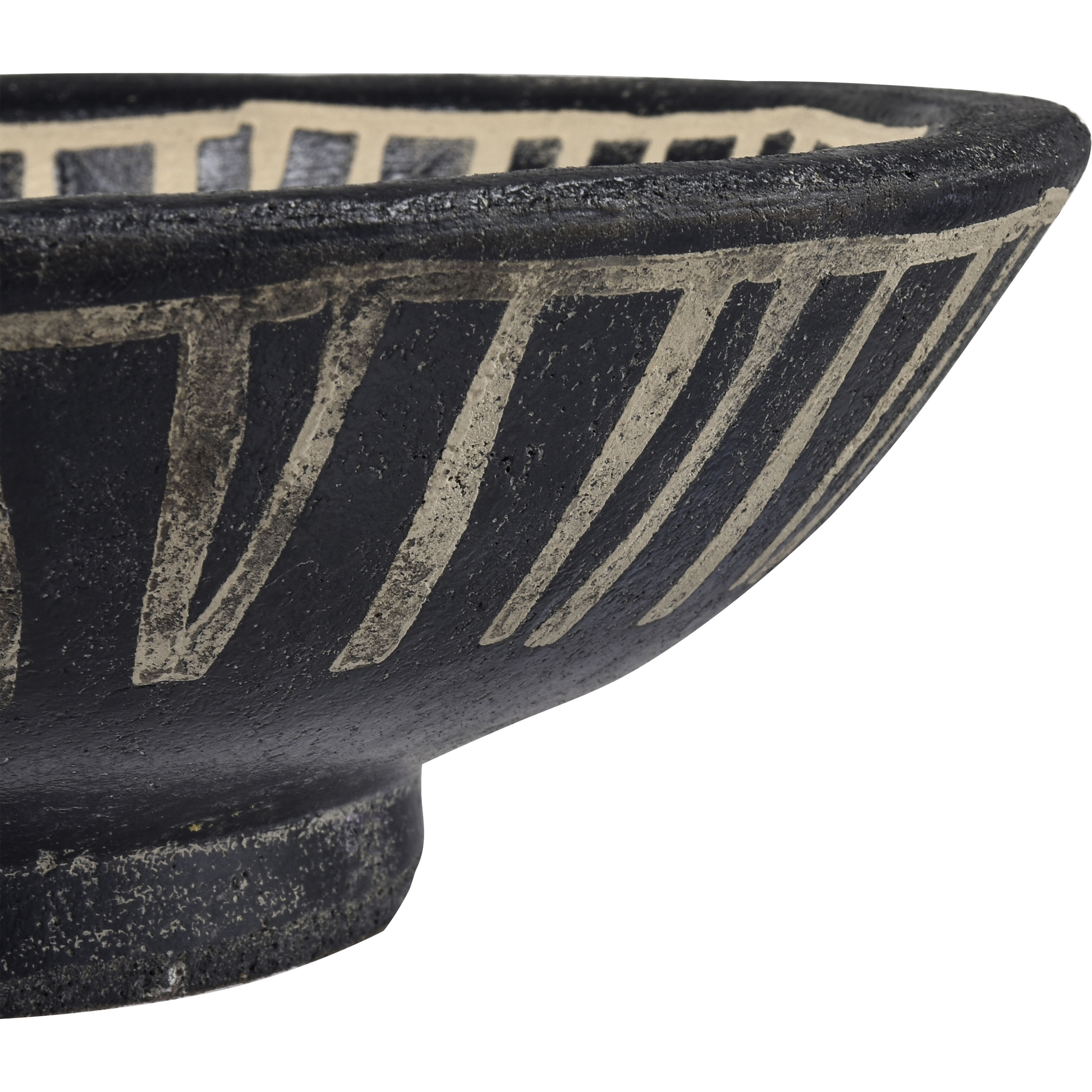 Eleni 12 X 12 inch Black with Tan Plate, Set of 2