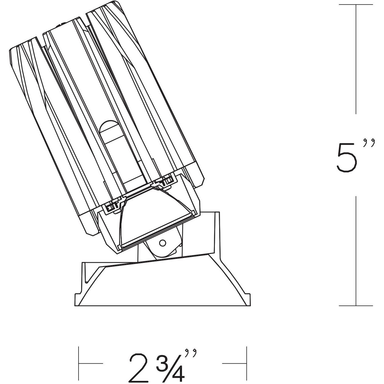 FQ Integrated LED White Recessed Trim in 3000K, 2" LED