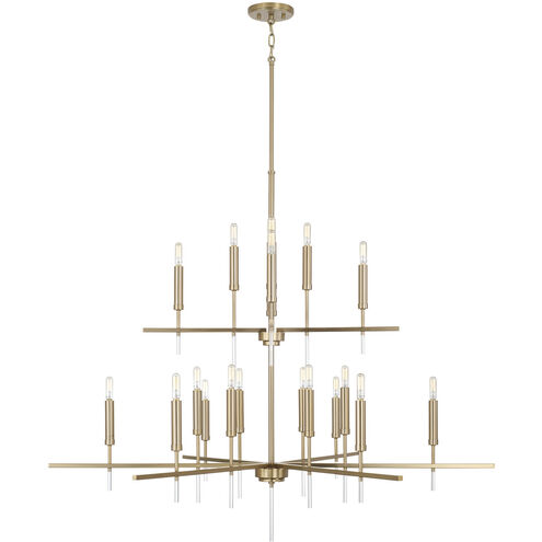 Elora 20 Light 48 inch Matte Brass Chandelier Ceiling Light