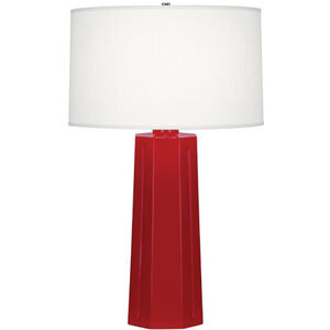 Mason 25.88 inch 150.00 watt Ruby Red Table Lamp Portable Light