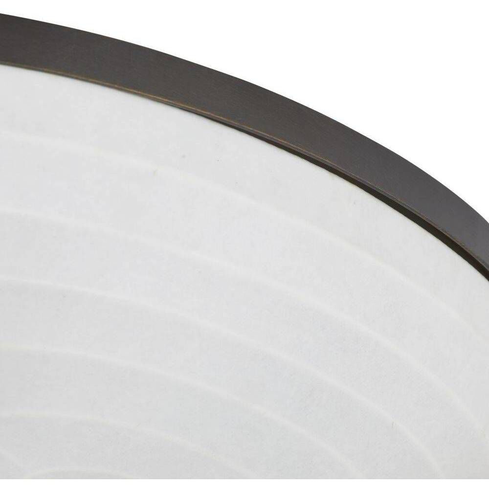 Hammonds 2 Light 17 inch Oyster and English Bronze Flush Mount Ceiling Light