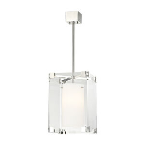 Achilles 1 Light 13 inch Polished Nickel Pendant Ceiling Light