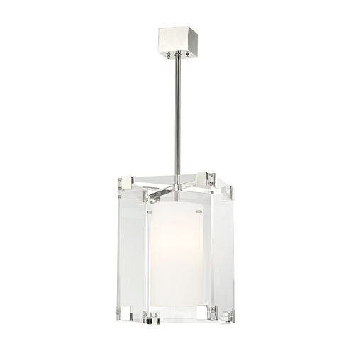 Achilles 1 Light 13.25 inch Polished Nickel Pendant Ceiling Light
