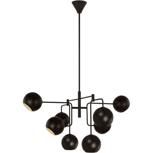 Christiane Lemieux Chaumont 8 Light 38.25 inch Aged Iron Chandelier Ceiling Light