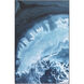 Aquamarine Distressed Brown Luxe Art, Set Of 2