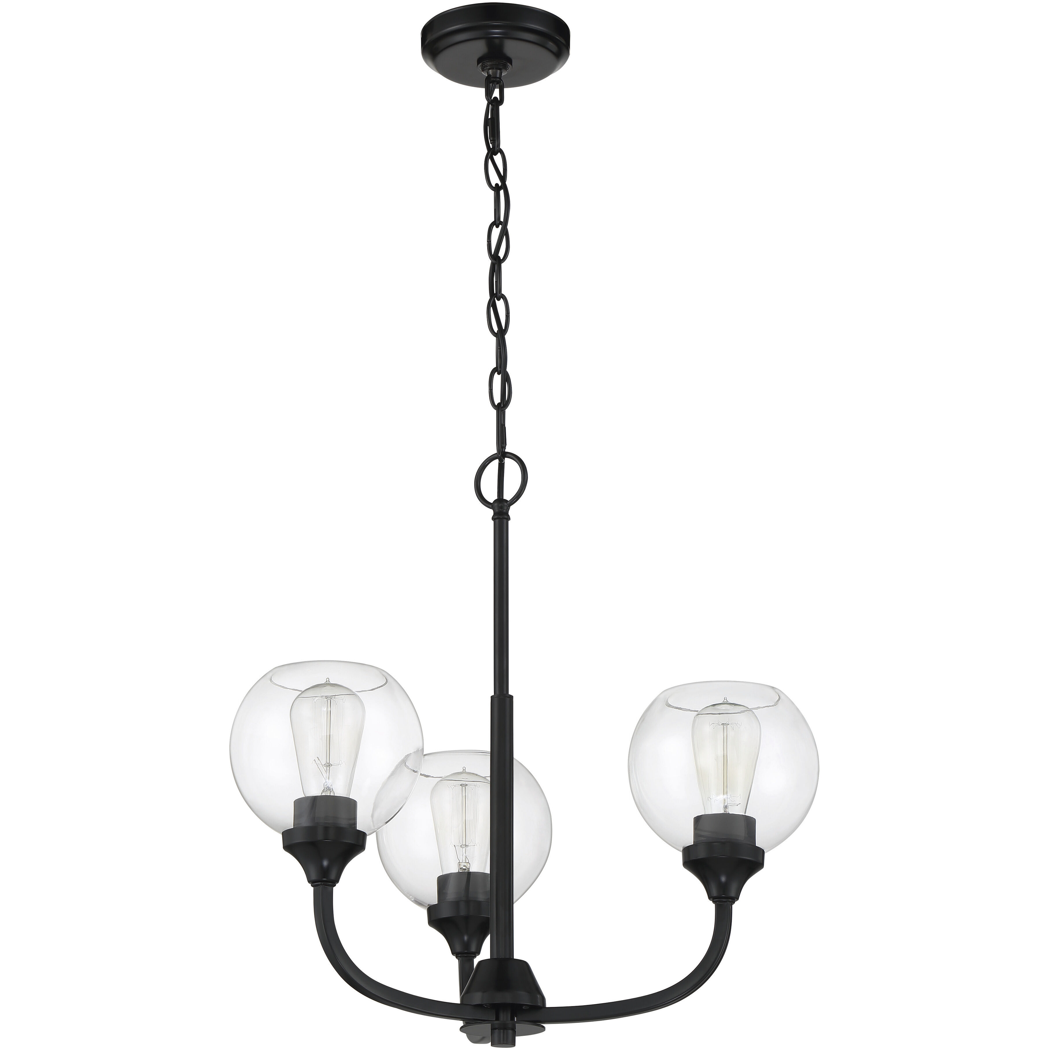Glenda 3 Light 20.00 inch Chandelier