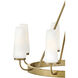 Selma 8 Light 32 inch Gold Chandelier Ceiling Light