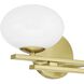 Julep LED 16 inch Brushed Gold Vanity Light Wall Light