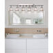 Veneto Luce LED 48 inch Polished Chrome Bath Bar Wall Light in 4200 Lm LED, Lace (Veneto Luce), Round Flared, Tradition
