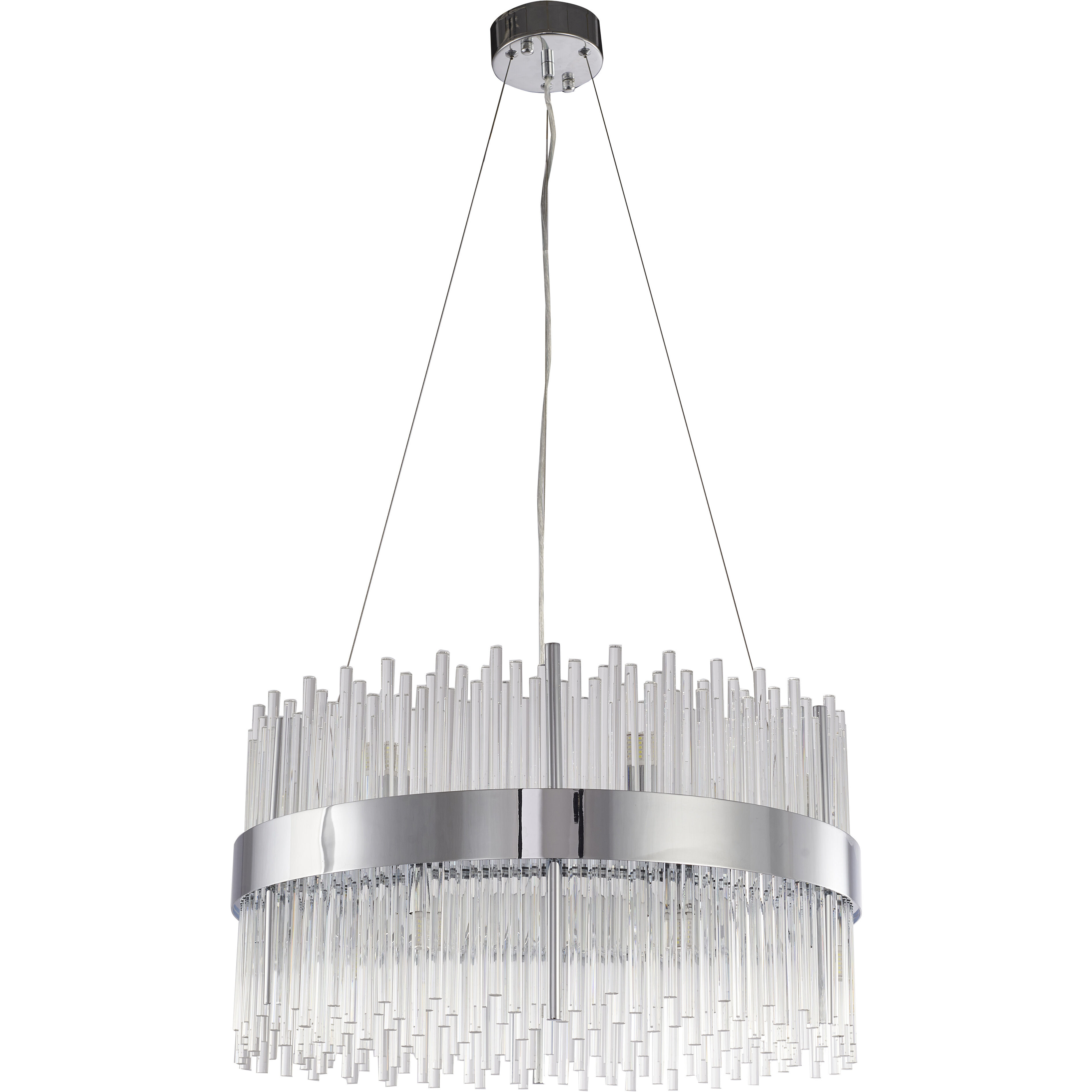 Canada 14 Light 24 inch Chrome Chandelier Ceiling Light