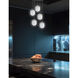 Peri LED 15 inch Polished Chrome Multi Pendant Ceiling Light