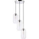 Collier 3 Light 16.3 inch Chrome Pendant Ceiling Light