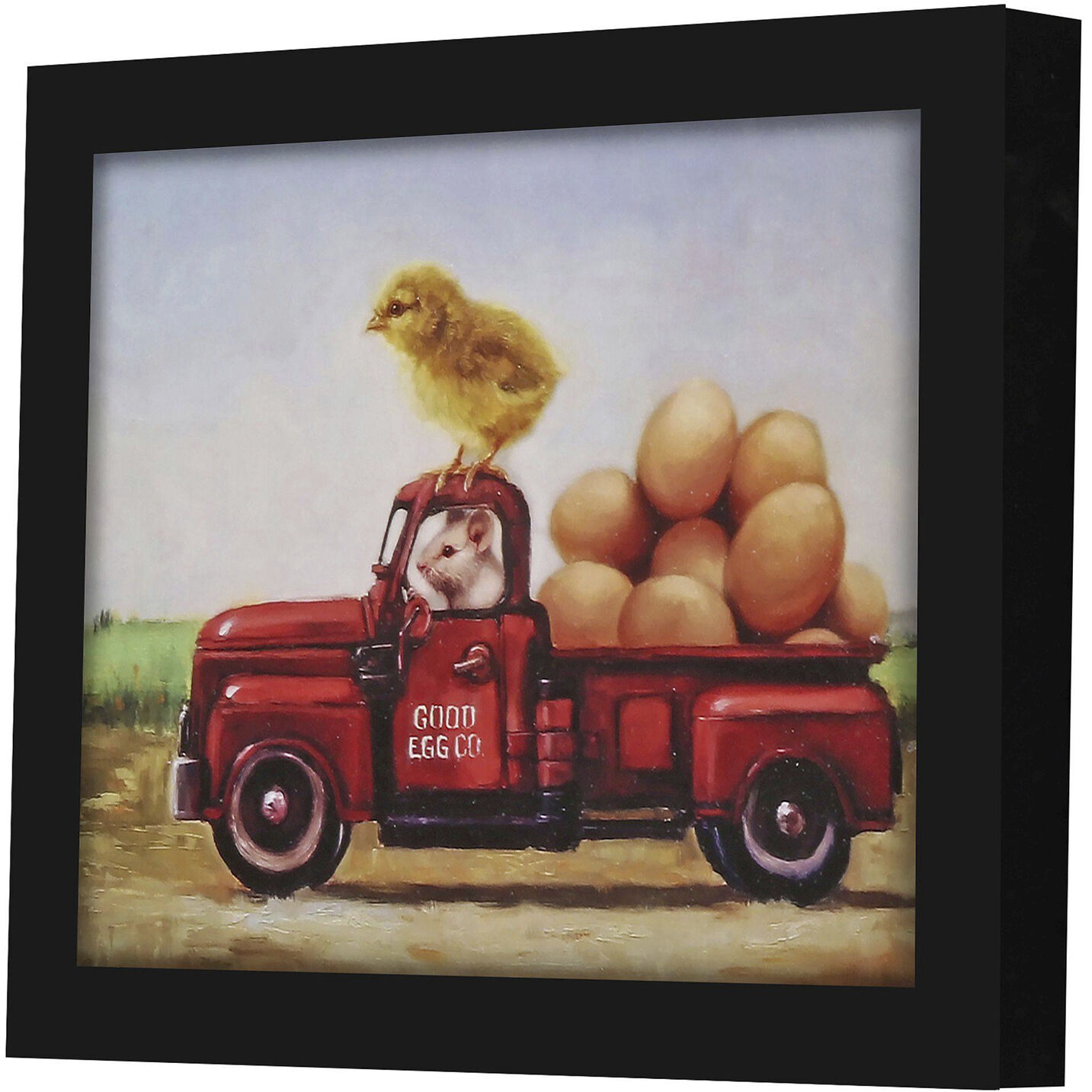 Animals 11 X 9 inch Non-Glass Framed Art, Propac