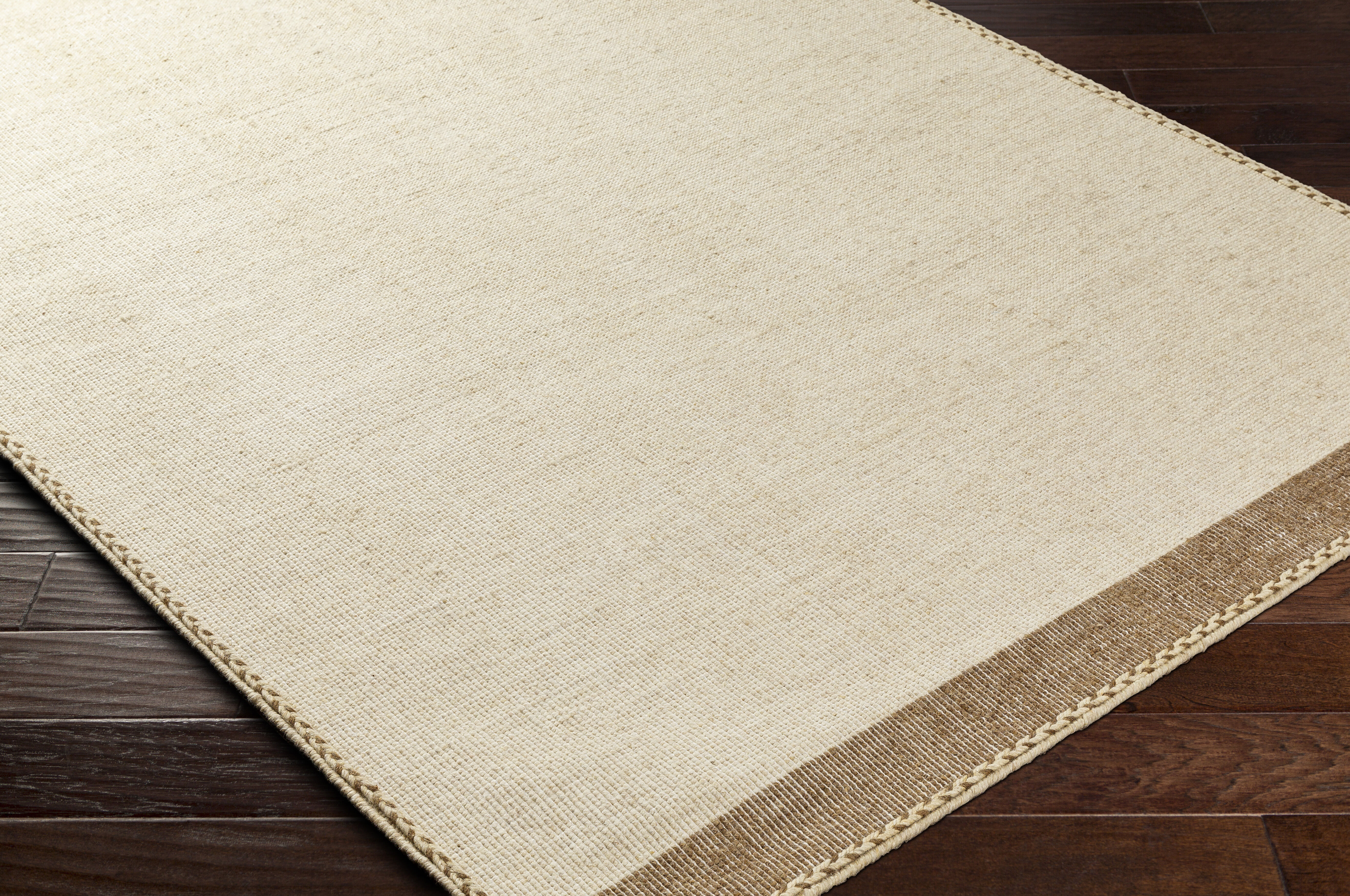 Bushra 90 X 60 inch Tan Rug, Rectangle