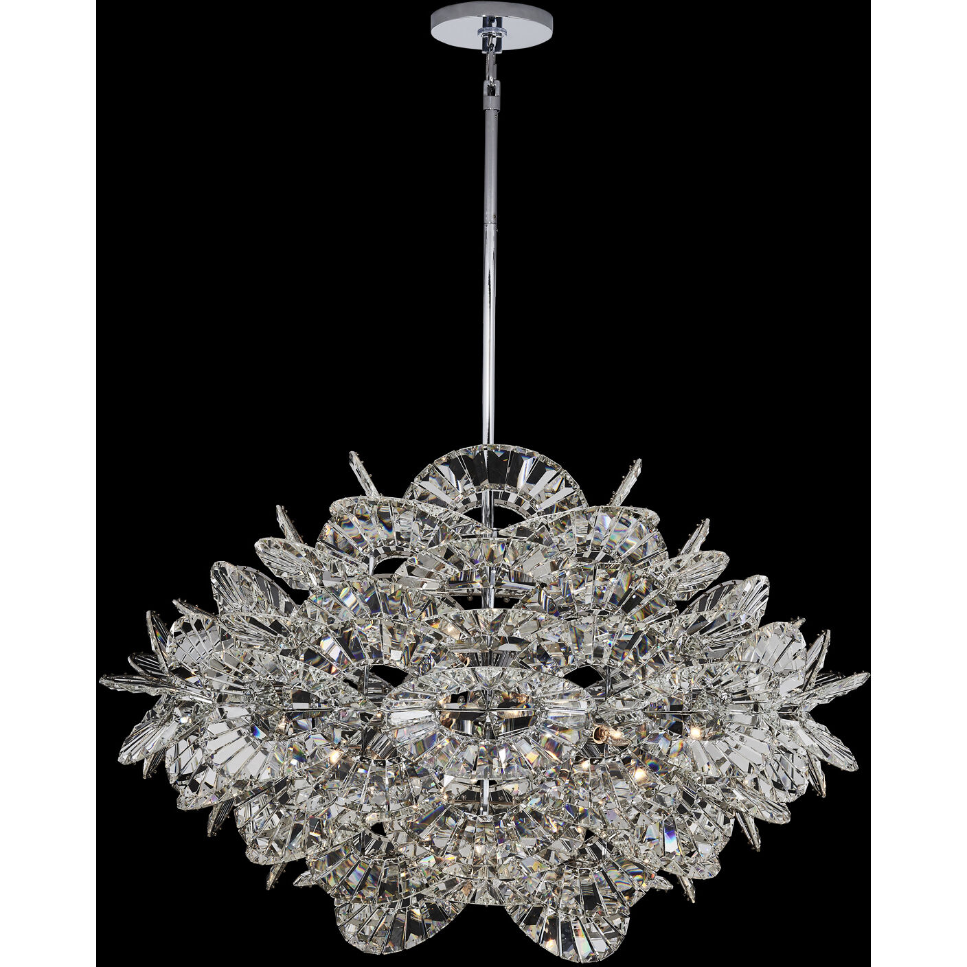 Luminoso 18 Light 38 inch Polished Chrome Chandelier Ceiling Light