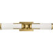 Roselle 2 Light 24 inch Natural Brass Vanity Light Wall Light
