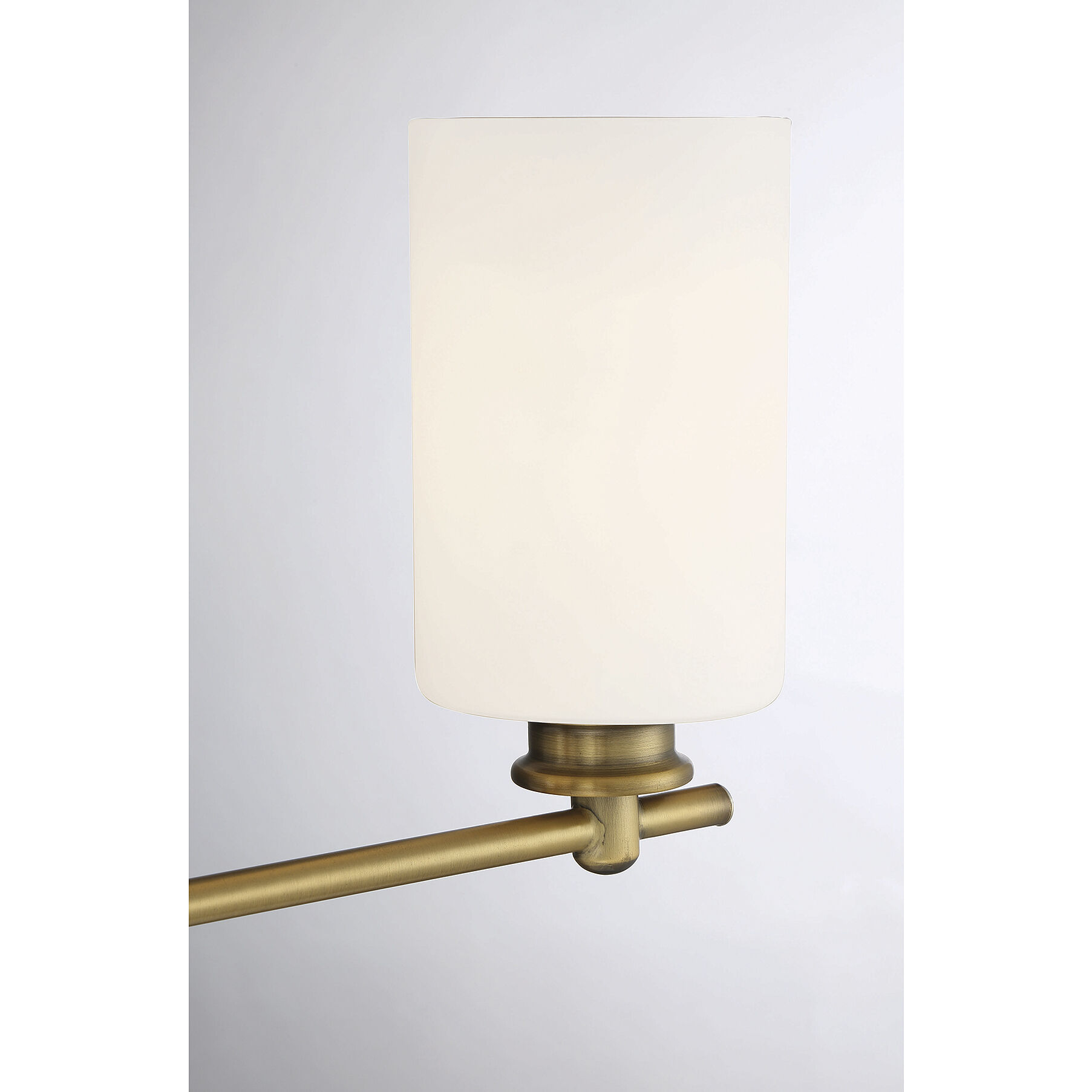 Woodbury 4 Light 28 inch Warm Brass Bathroom Vanity Light Wall Light