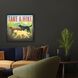 Animals Collection Green Framed Art