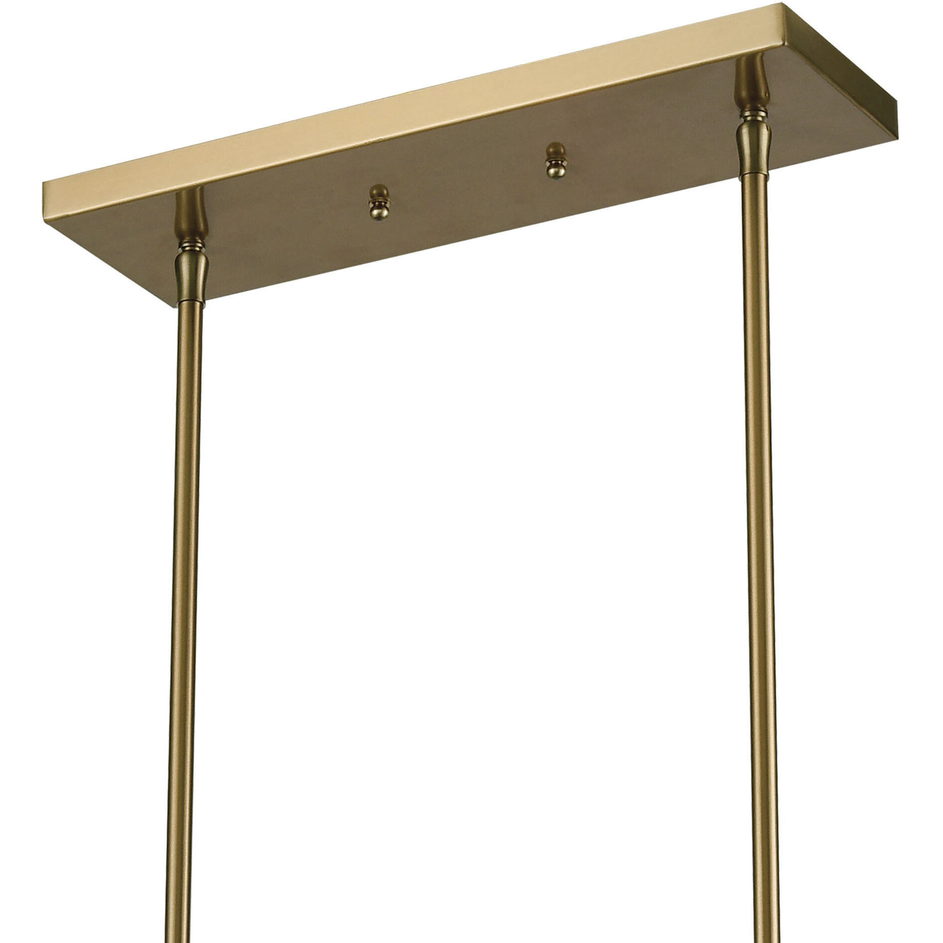 Compartir 10 Light 42 inch Polished Nickel Linear Chandelier Ceiling Light