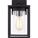 Vado 1 Light 12 inch Black Outdoor Wall Lantern