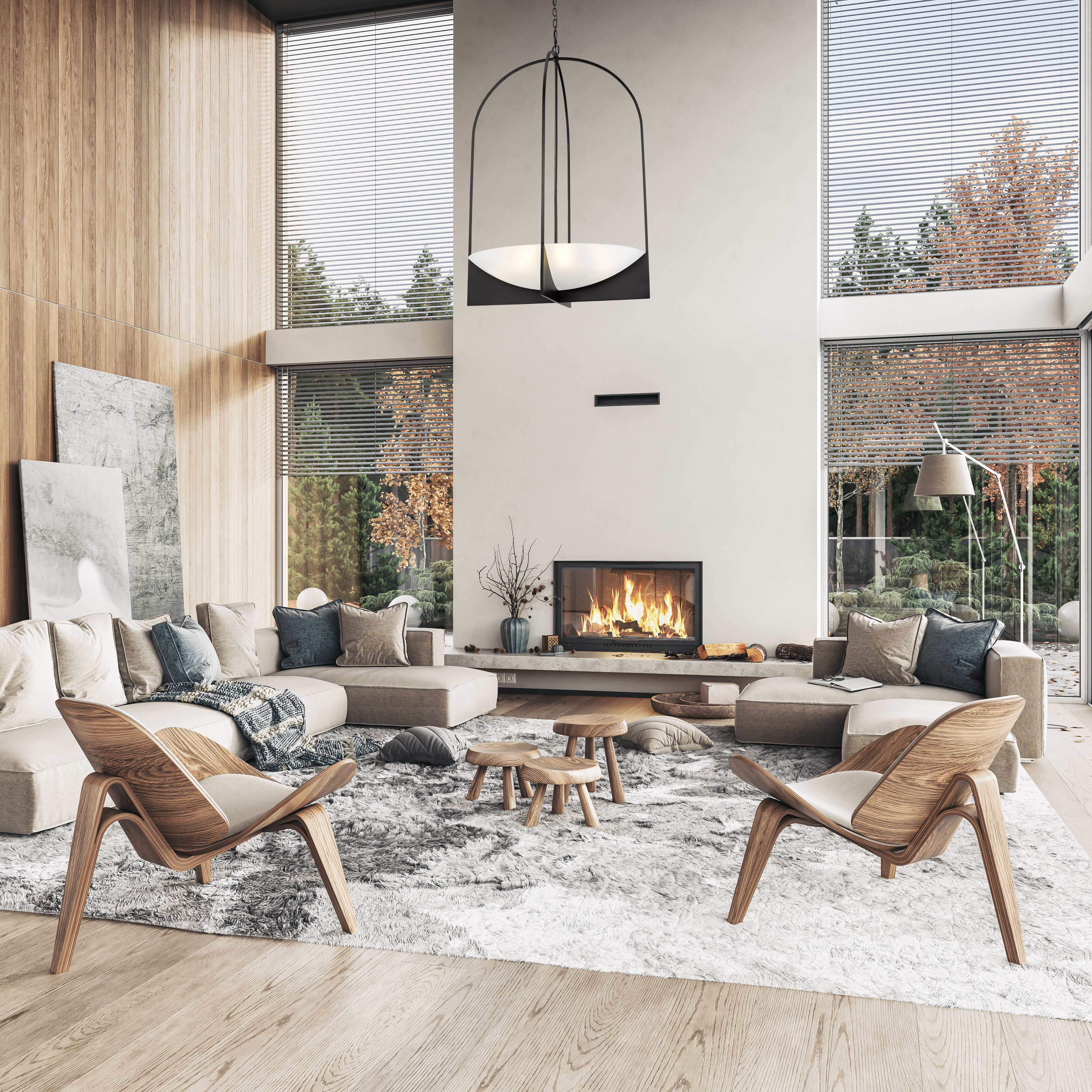 Devon 8 Light 32 inch Matte Black Chandelier Ceiling Light