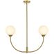 Nyomi 2 Light 7.00 inch Chandelier