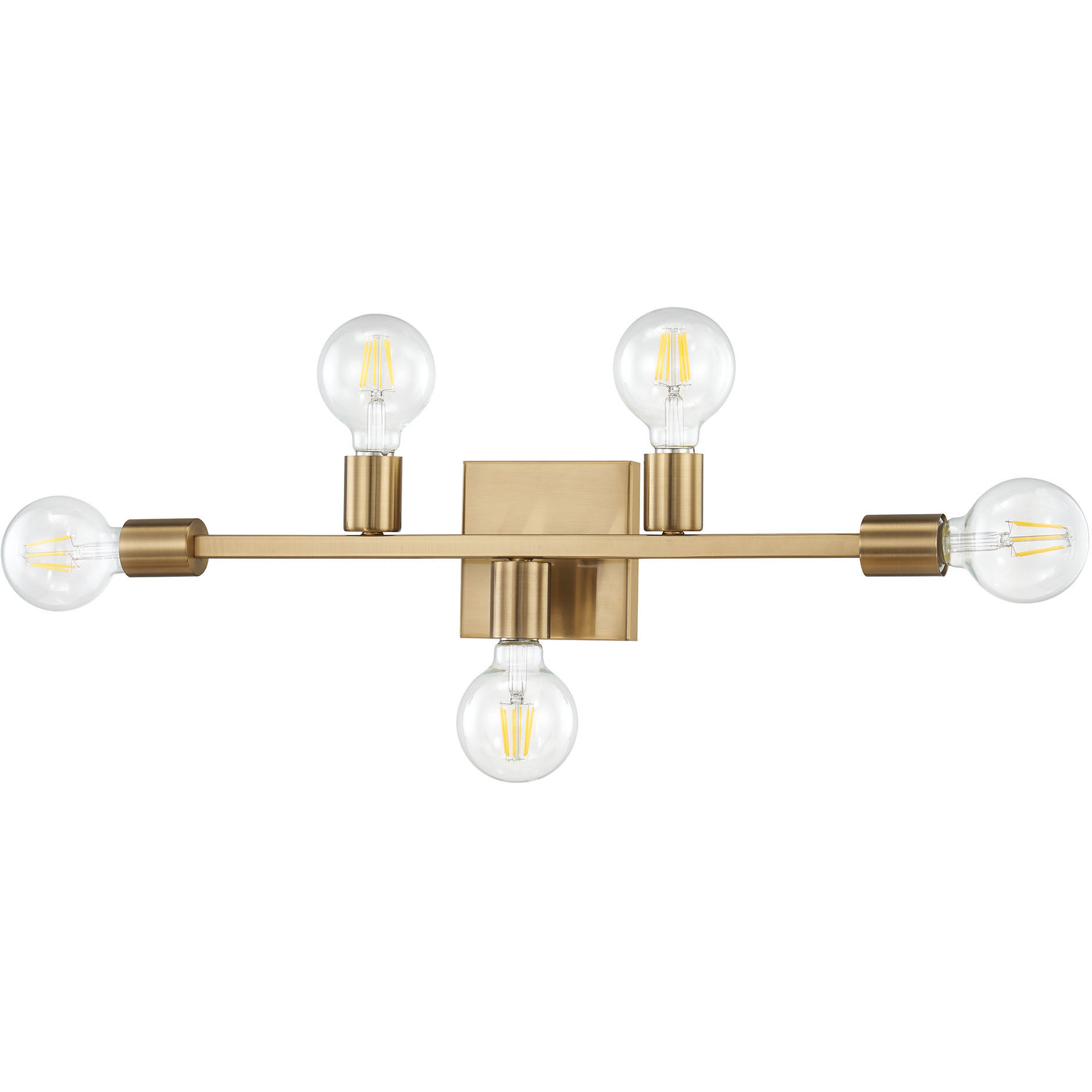 Attune Vanity Light Wall Light in Burnished Brass