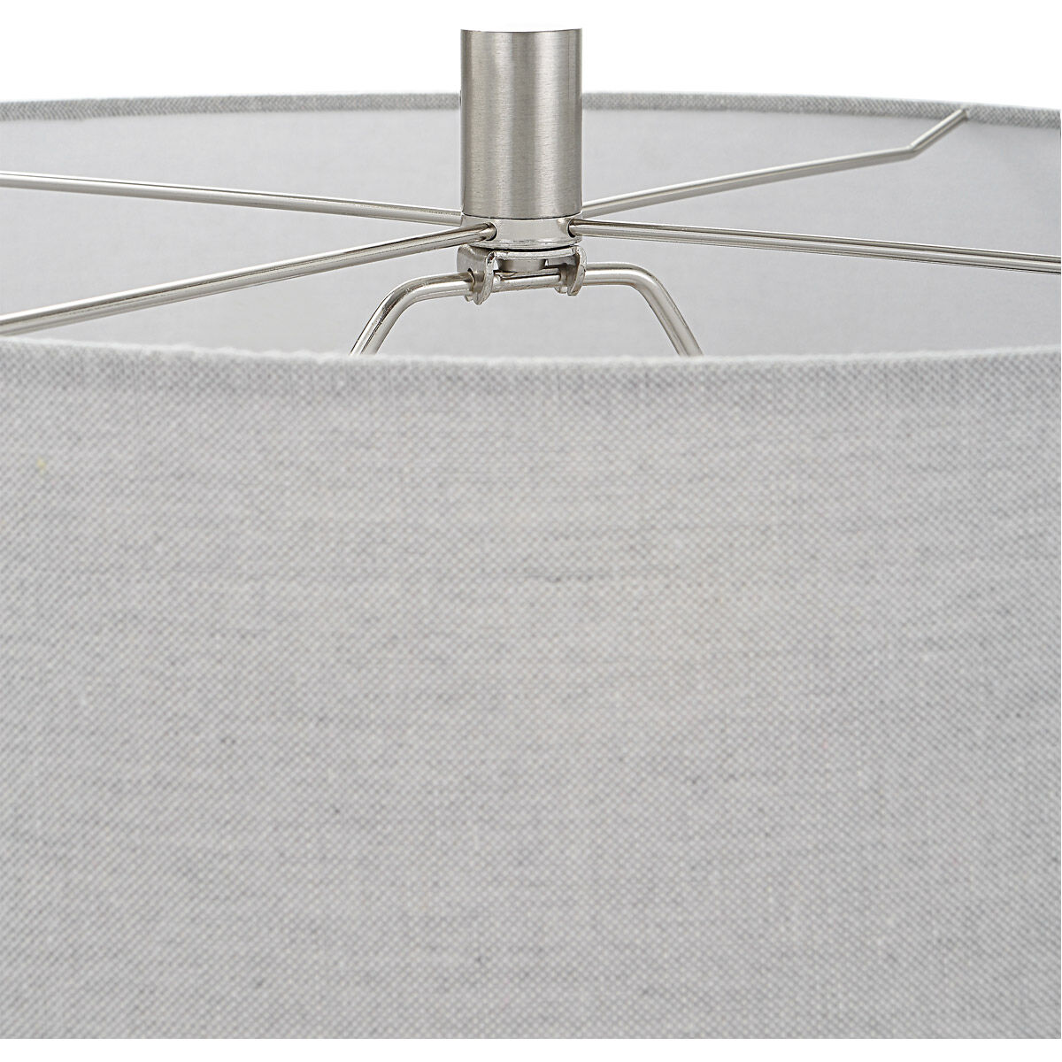 Twilight 27 inch 150.00 watt Satin Black Glaze and Brushed Nickel Table Lamp Portable Light