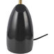 Alora Mood Poppy 13.88 inch 8 watt Glossy Black Table Lamp Portable Light