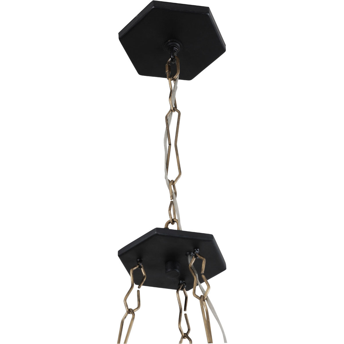 Bodie 6 Light 26 inch Havana Gold and Carbon Chandelier Ceiling Light