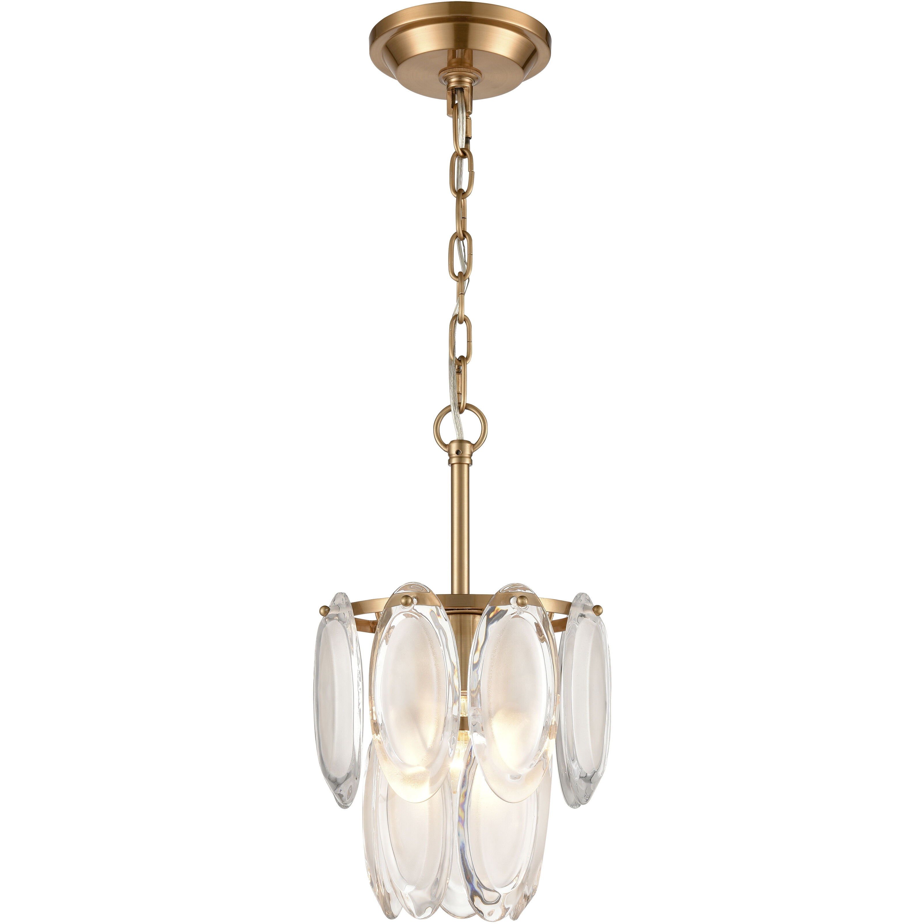 Curiosity 1 Light 9 inch Aged Brass Pendant Ceiling Light