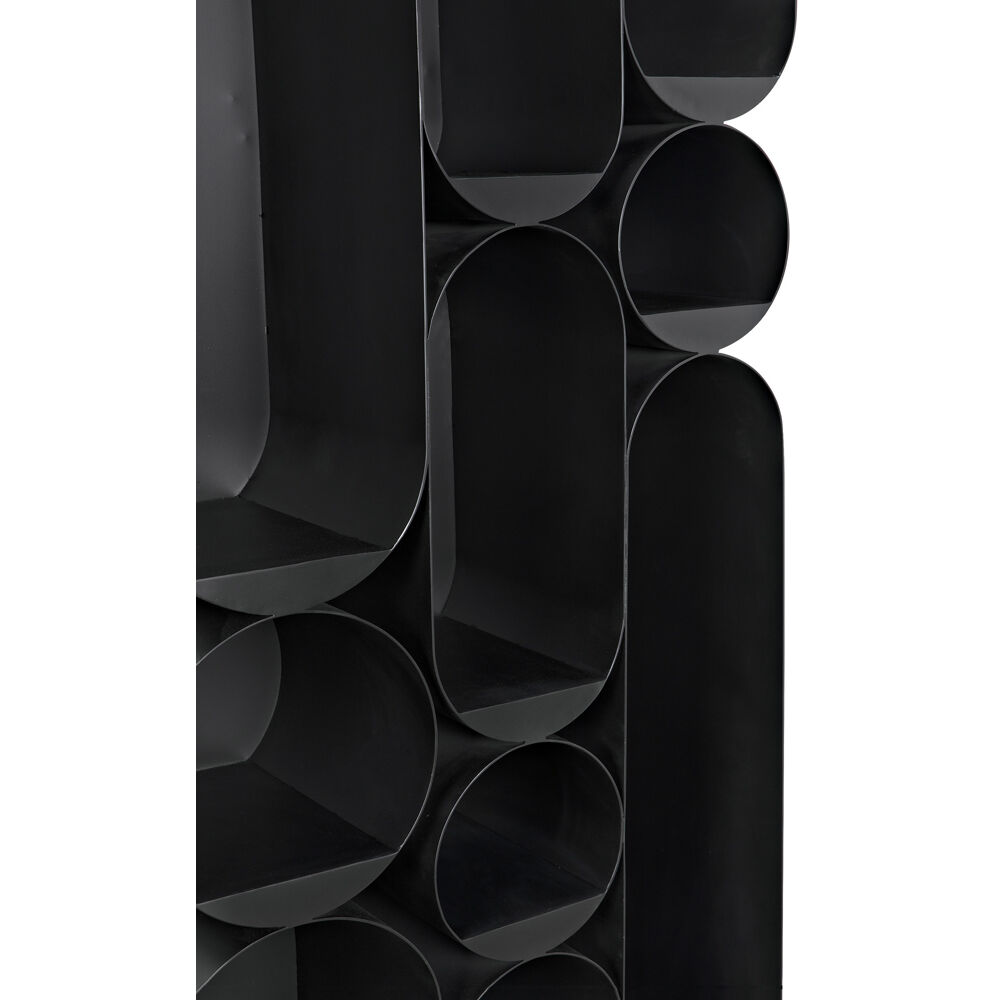 Atomic Matte Black Bookcase